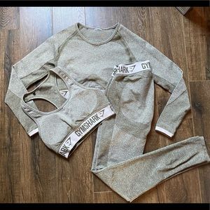 GYMSHARK | Flex Set - Khaki